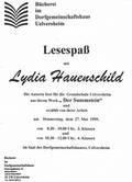 Lesespaß mit Lydia Hauenstein 1999